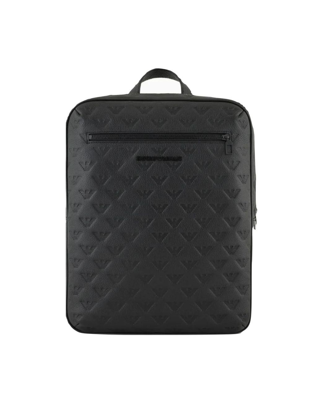 Armani Black Backpacks