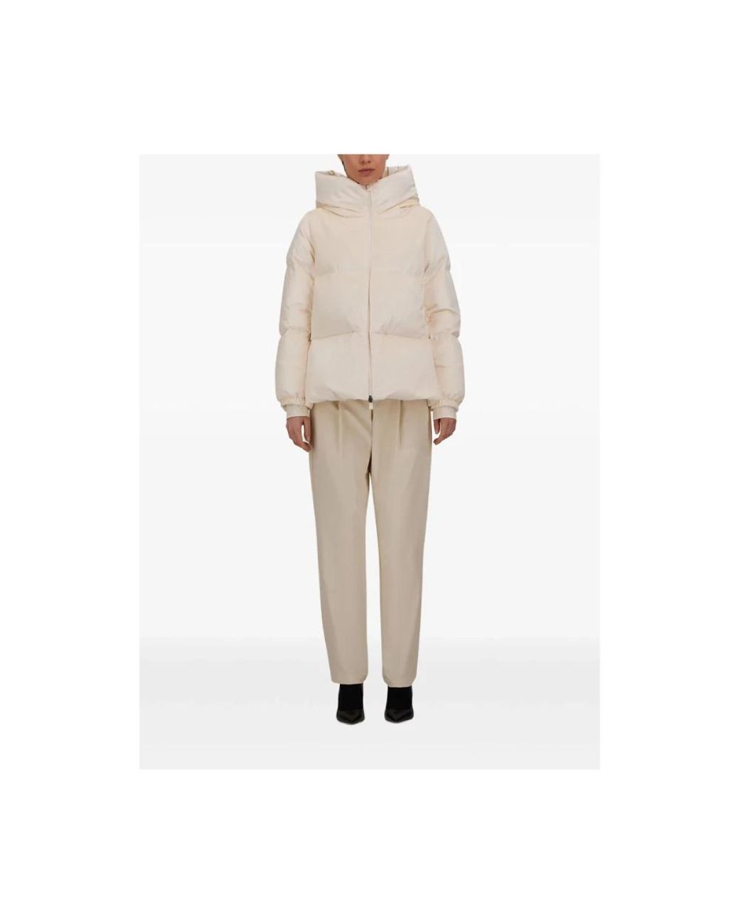Herno Natural Gesteppte Daunenjacke Aus Cord