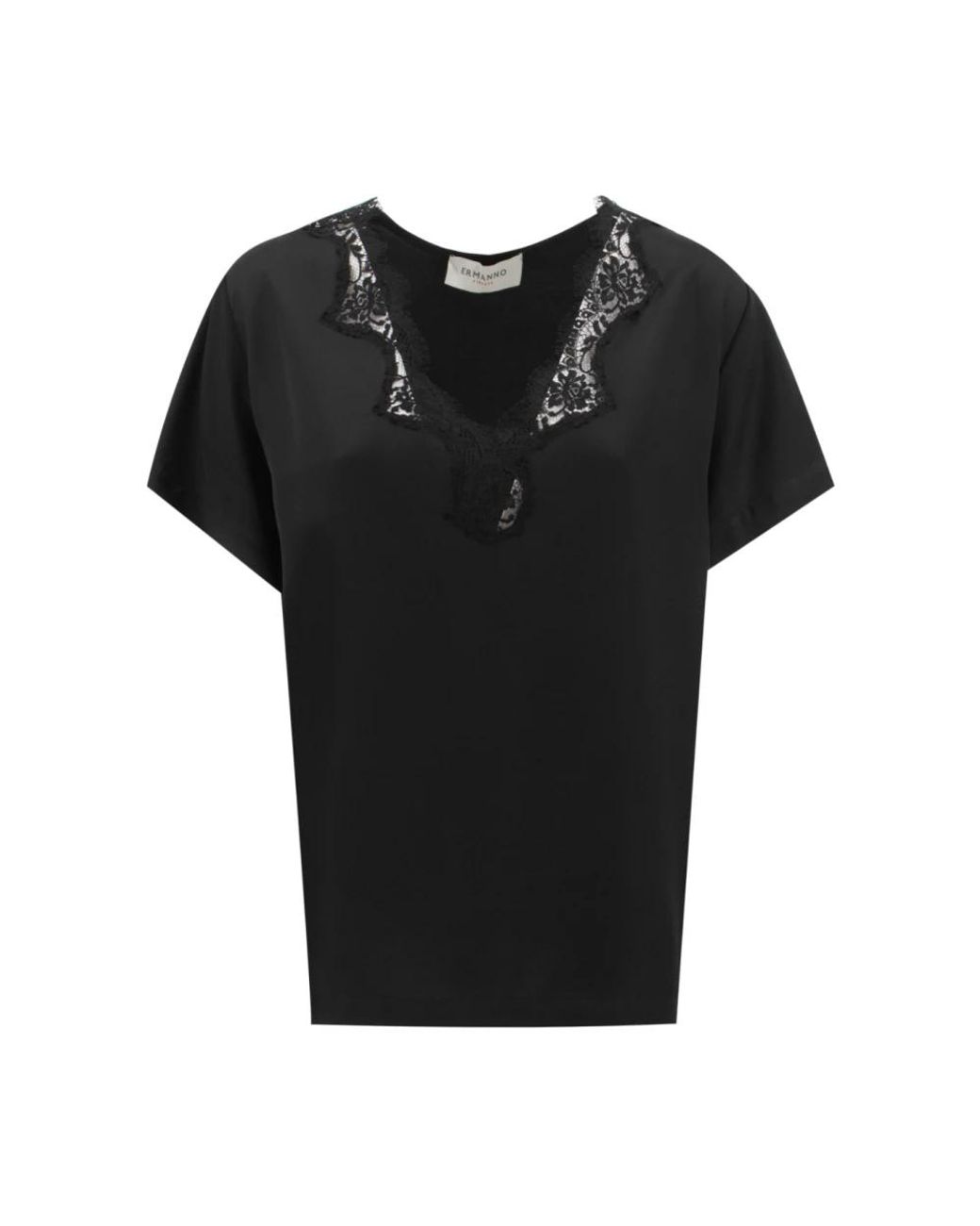 Ermanno Scervino Black T-Shirts