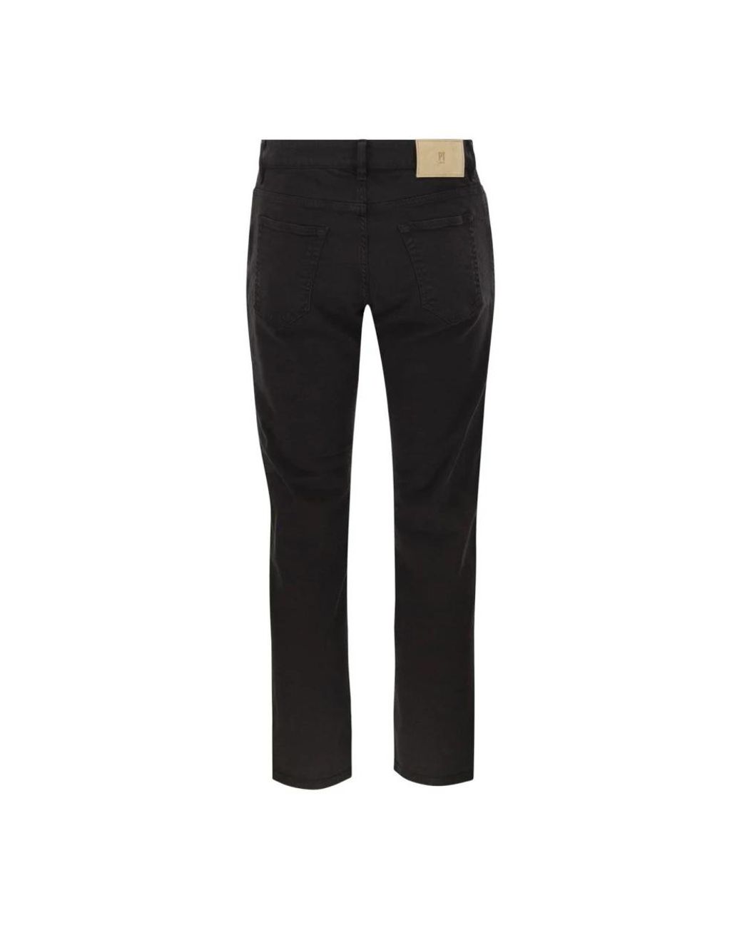 PT Torino Black Straight Jeans for men