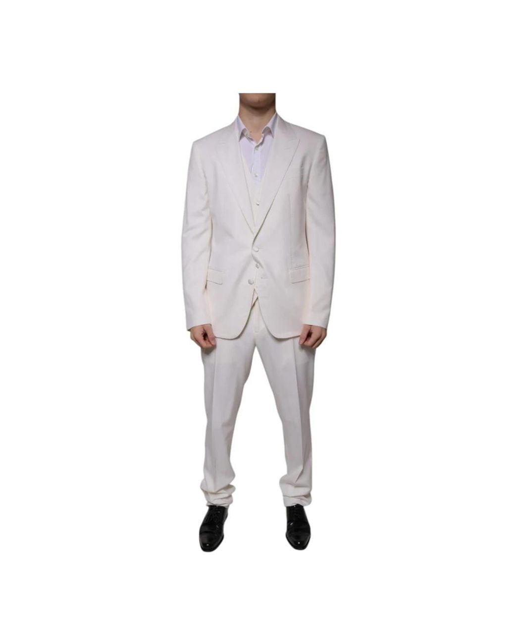 Dolce & Gabbana Gray Single Breasted Suits for men