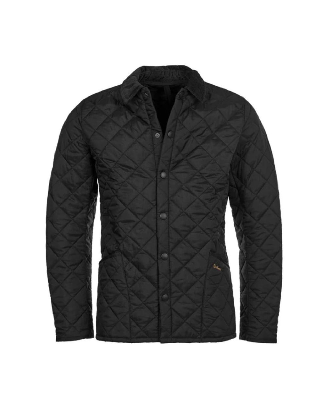Barbour Black Heritage Liddesdale Quilt Jacket for men