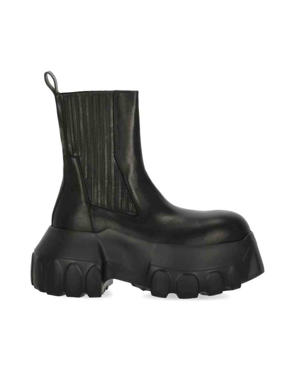 Rick Owens Black Chelsea Boots for men