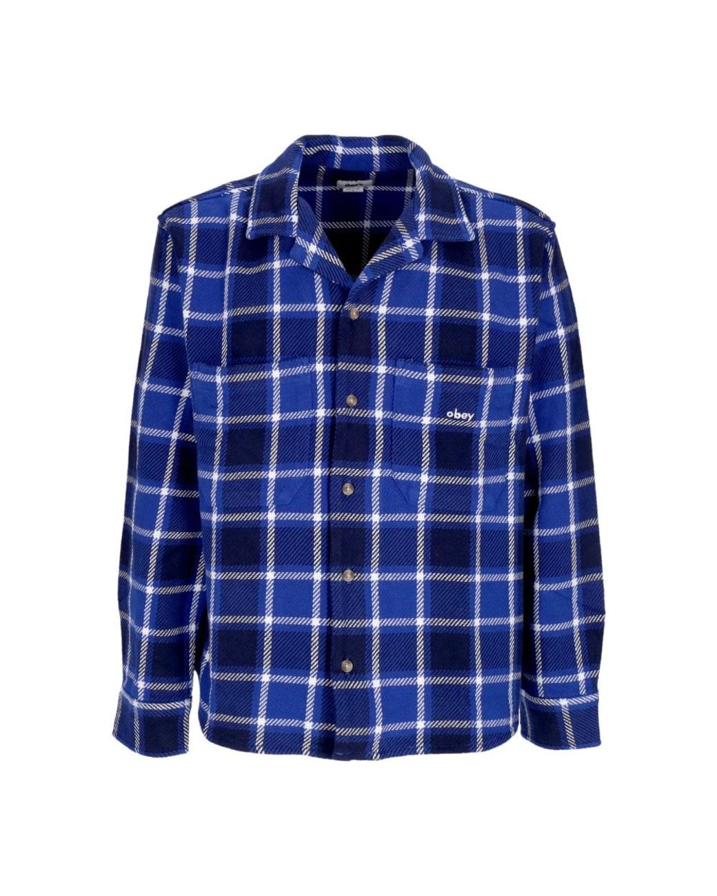 Obey Blue Casual Shirts for men