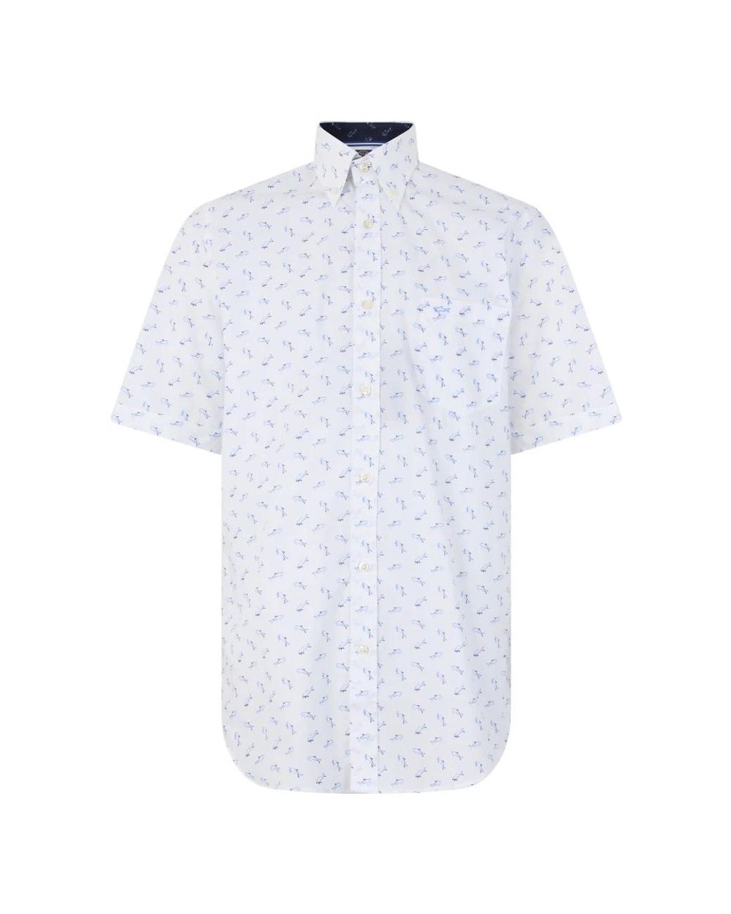 Paul & Shark White Short Sleeve Shirts for men