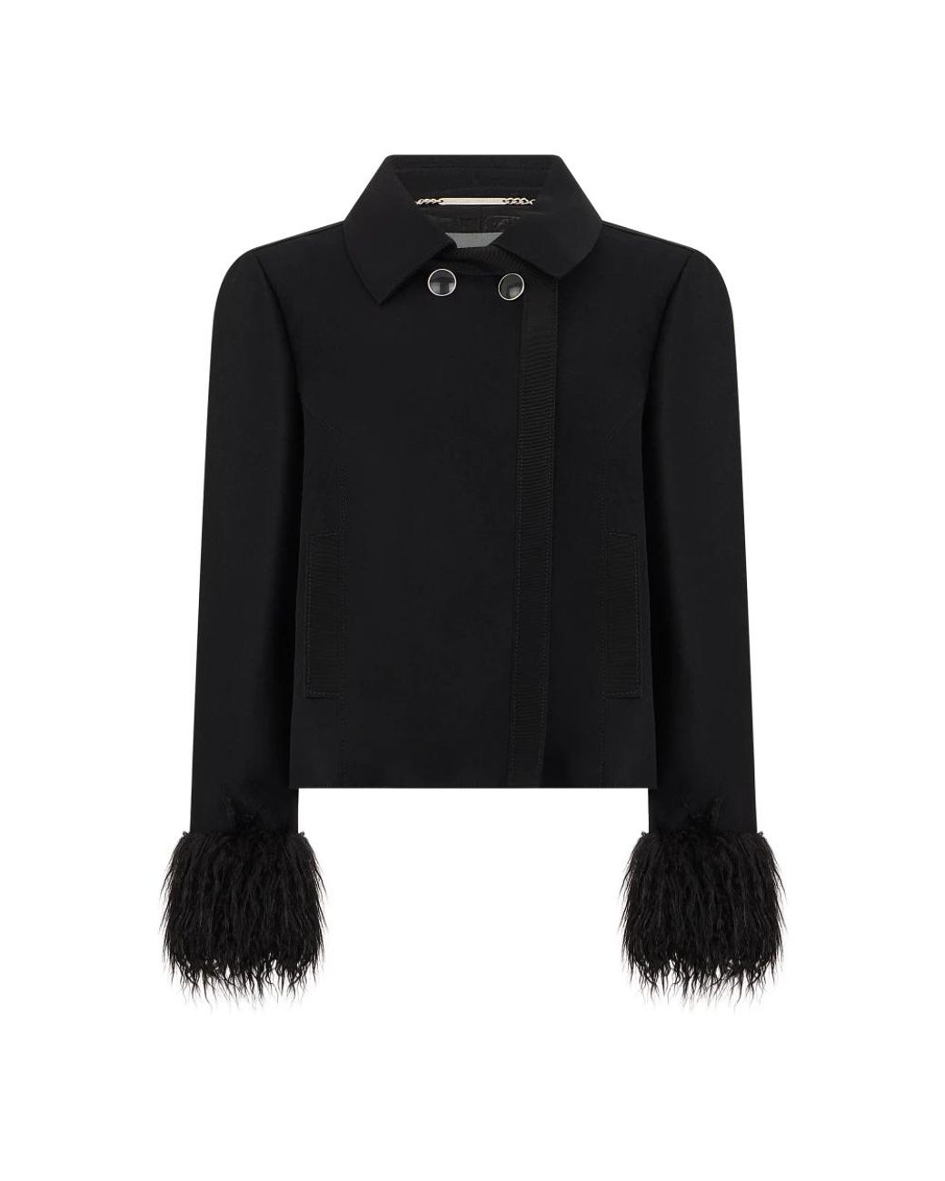 Alberta Ferretti Black Light Jackets