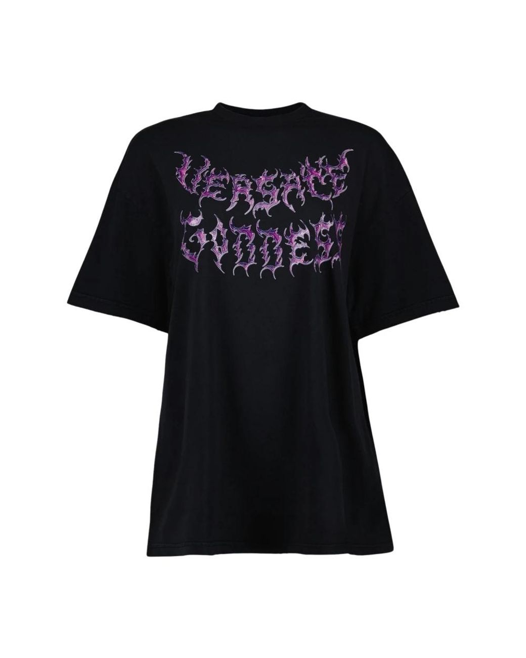 T-Shirts Versace de color Black