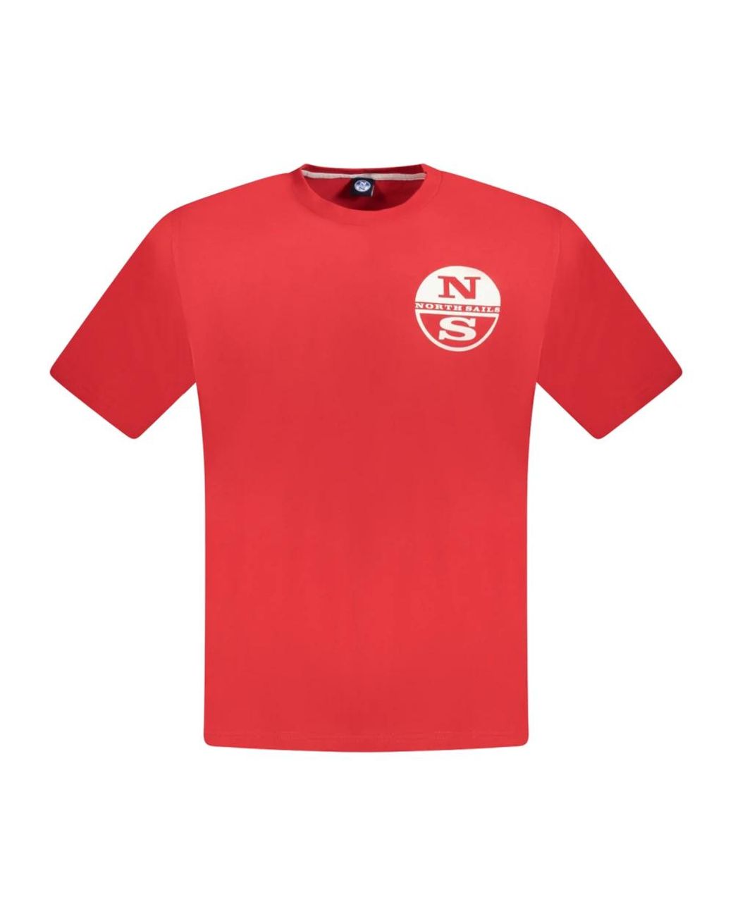 North Sails Tops ,Rood ,Katoen Short Sleeve T-Shirt in het Red voor heren