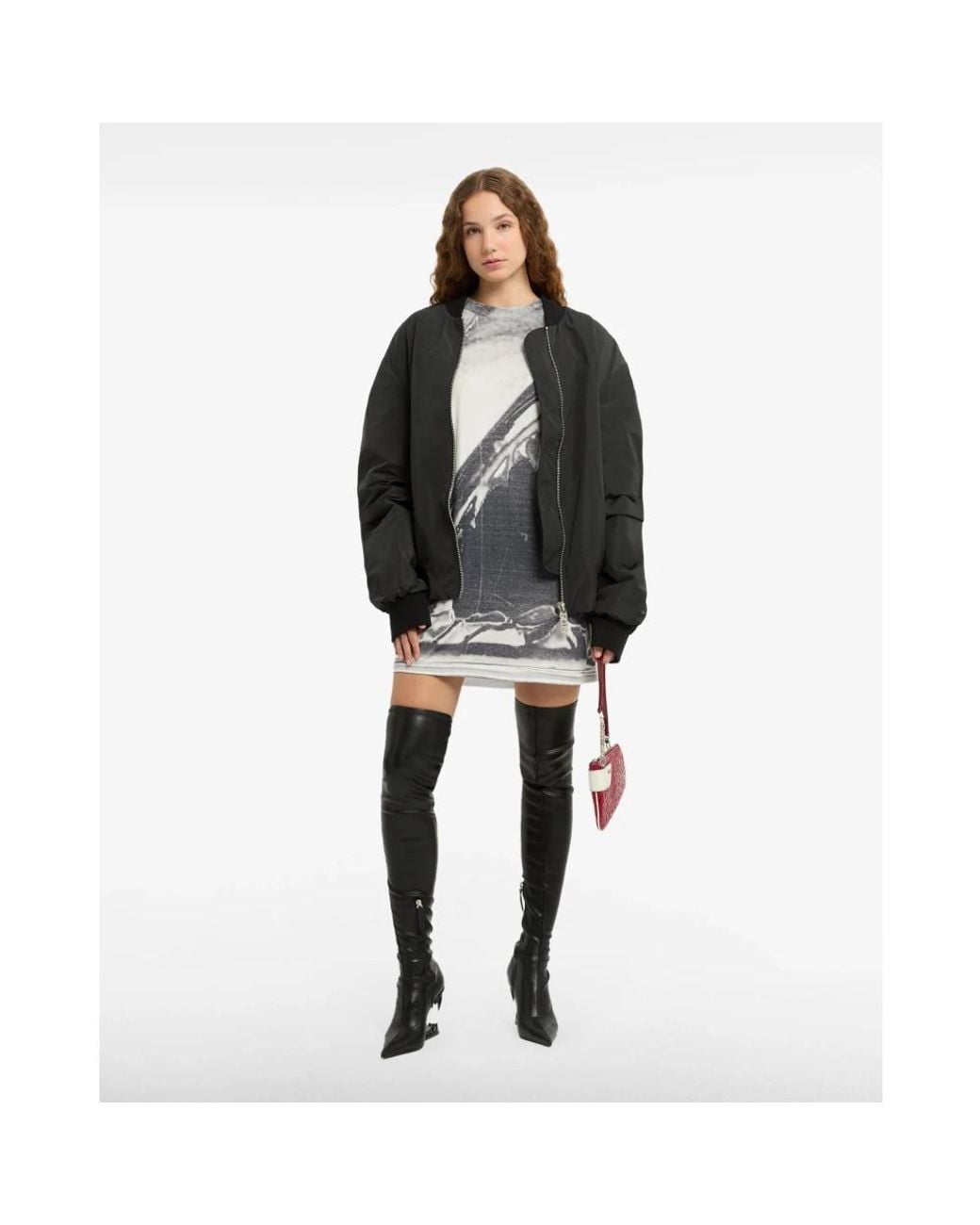 Gcds Gray Short Dresses