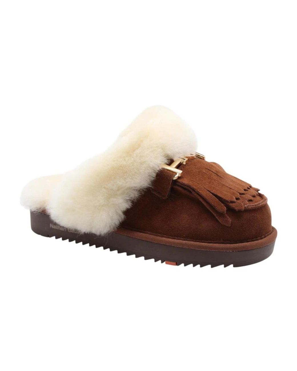 Nathan-Baume Brown Pantoffel