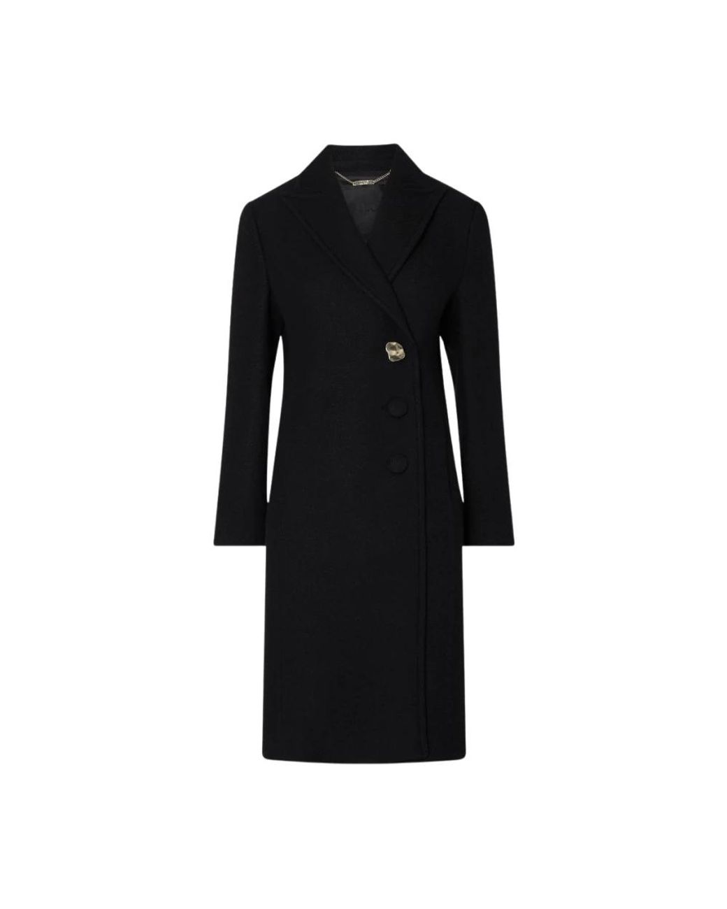 Liu Jo Black Single-Breasted Coats