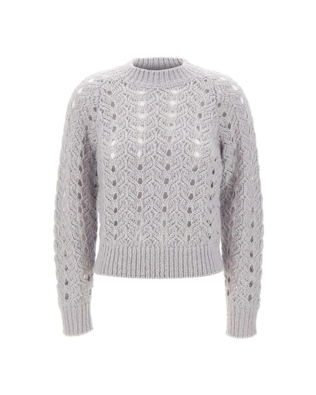 Eleventy Gray Round-Neck Knitwear