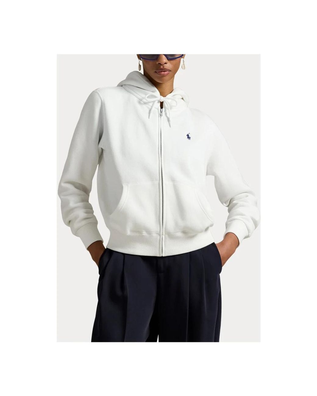 Polo Ralph Lauren White Zip-Throughs