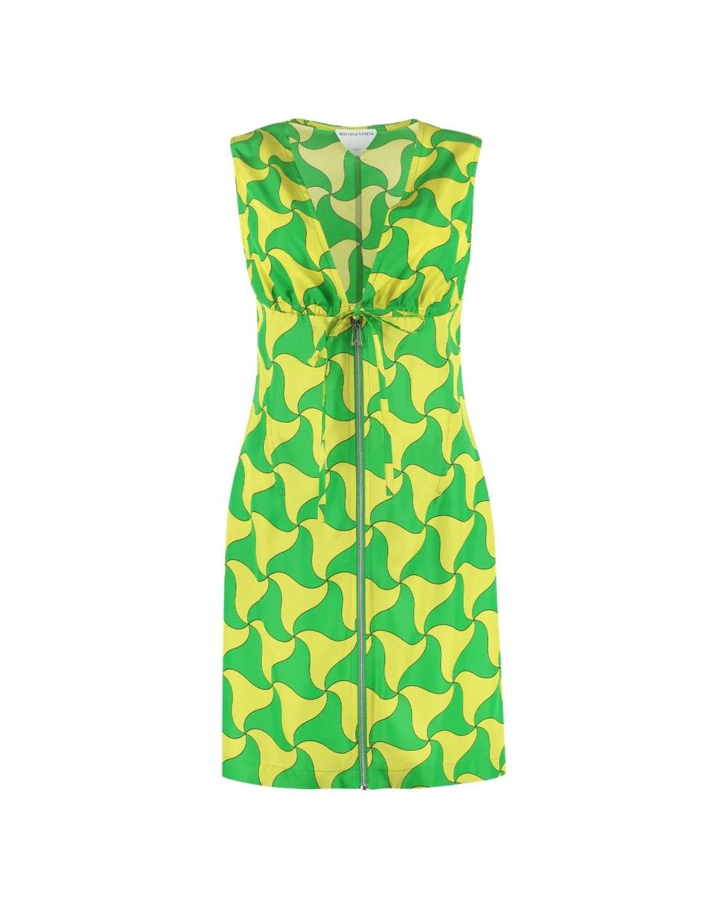 Bottega Veneta Green Short Dresses