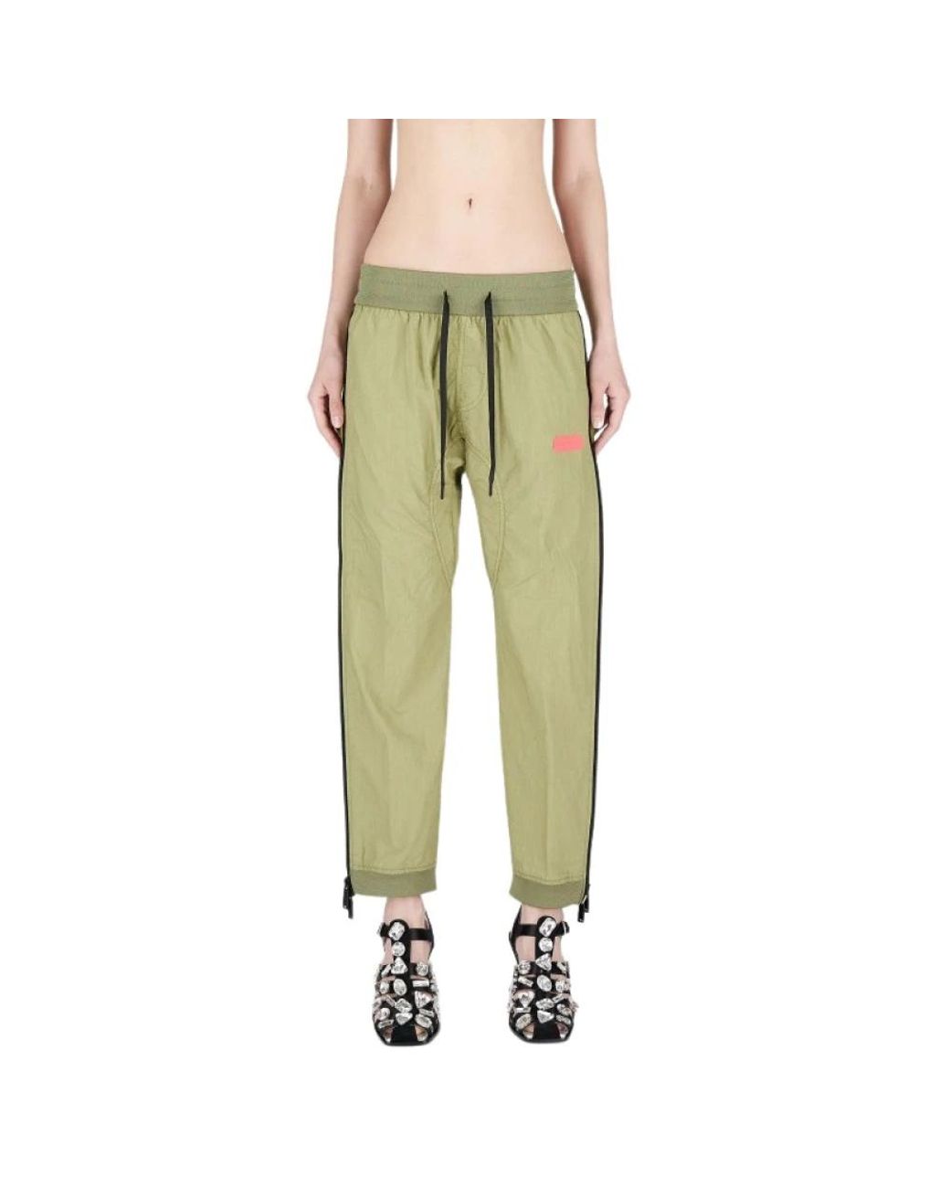 DSquared² Green Cropped Trousers