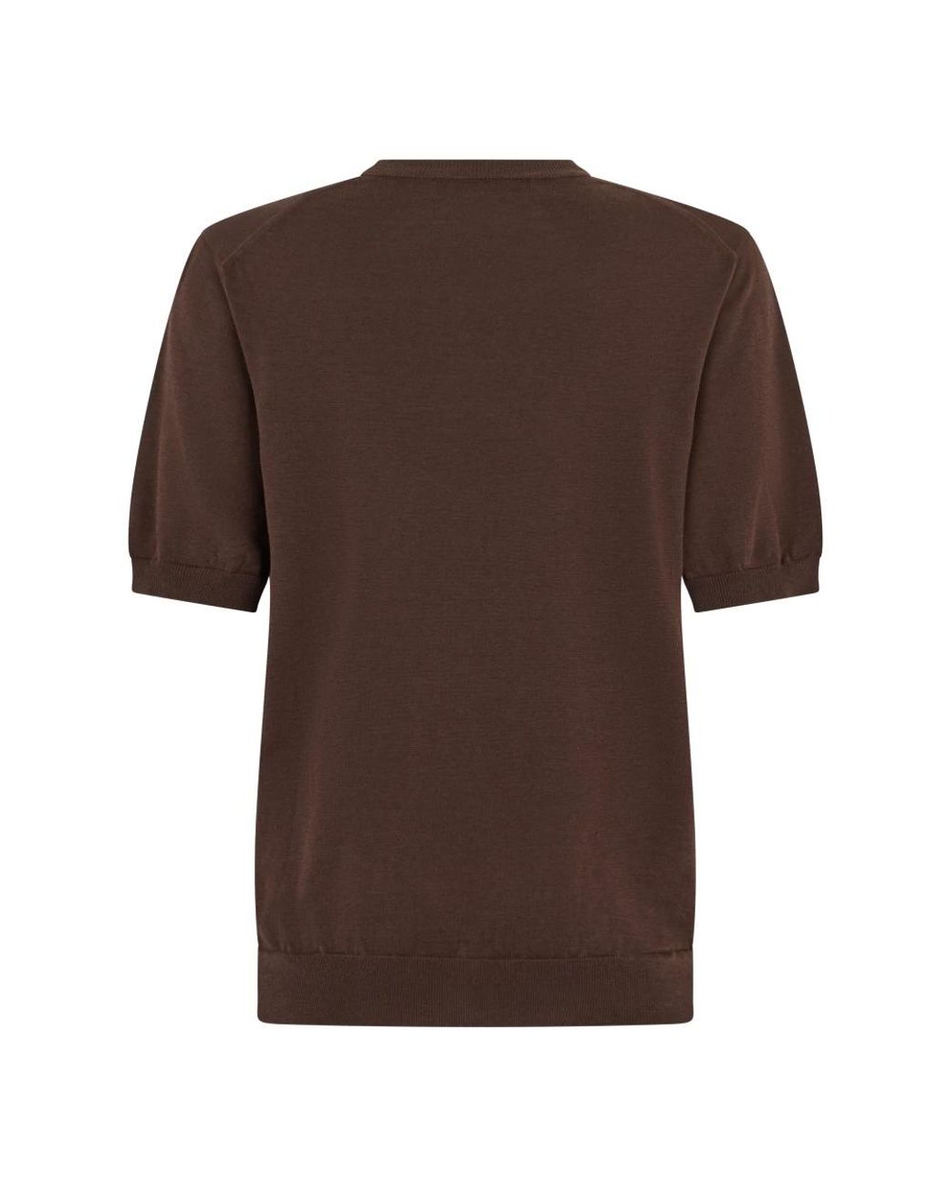 Slowear Kurzarmpullover in Brown für Herren
