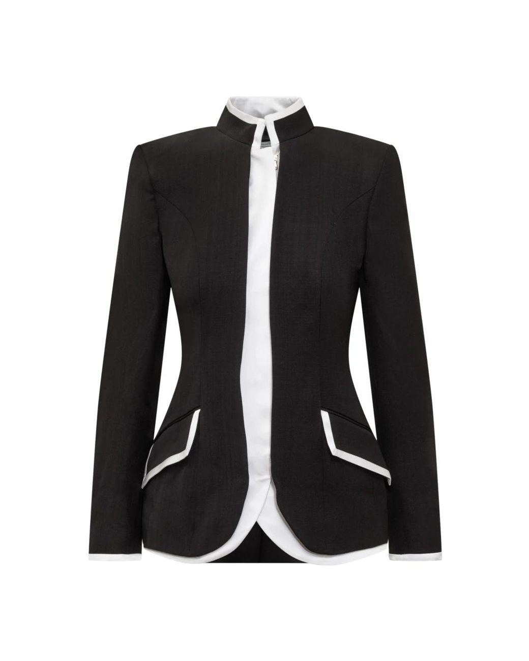 Casablanca Jassen ,Zwart ,Trendy Blazer Jasje in het Black