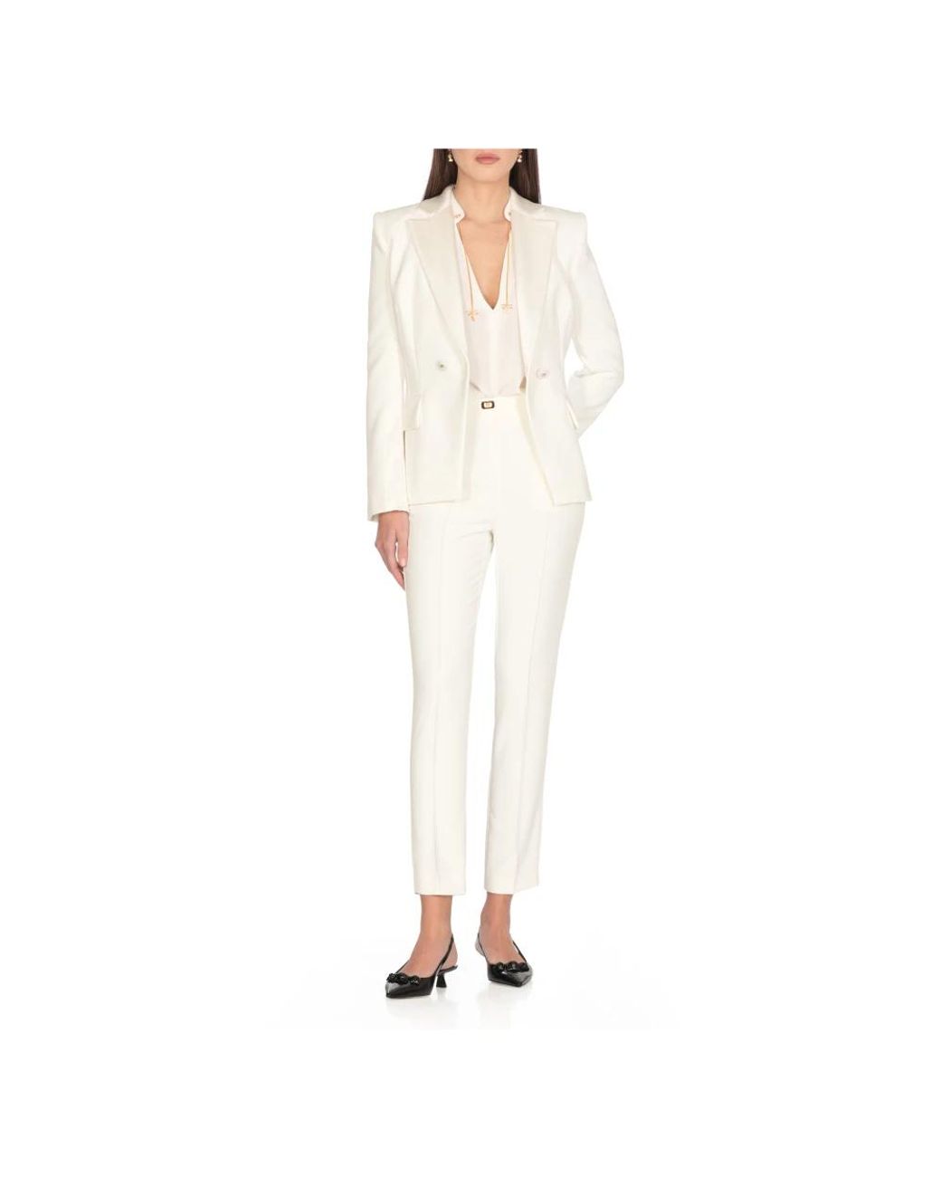 Blouses Elisabetta Franchi de color White