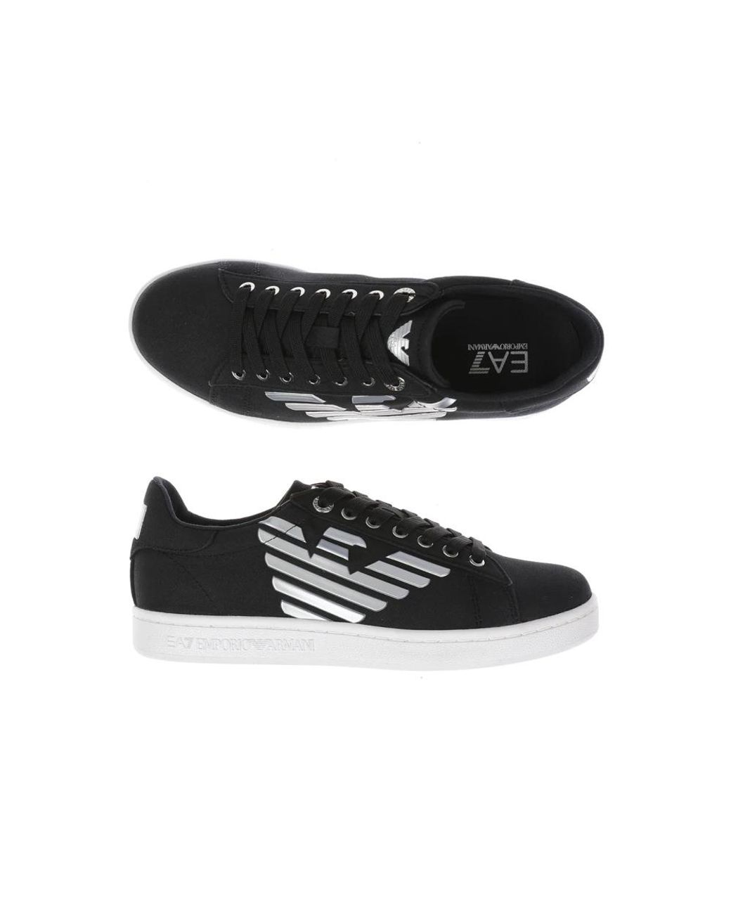 EA7 Black Sneakers for men
