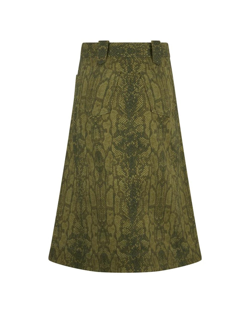 Alberta Ferretti Green Midi Skirts