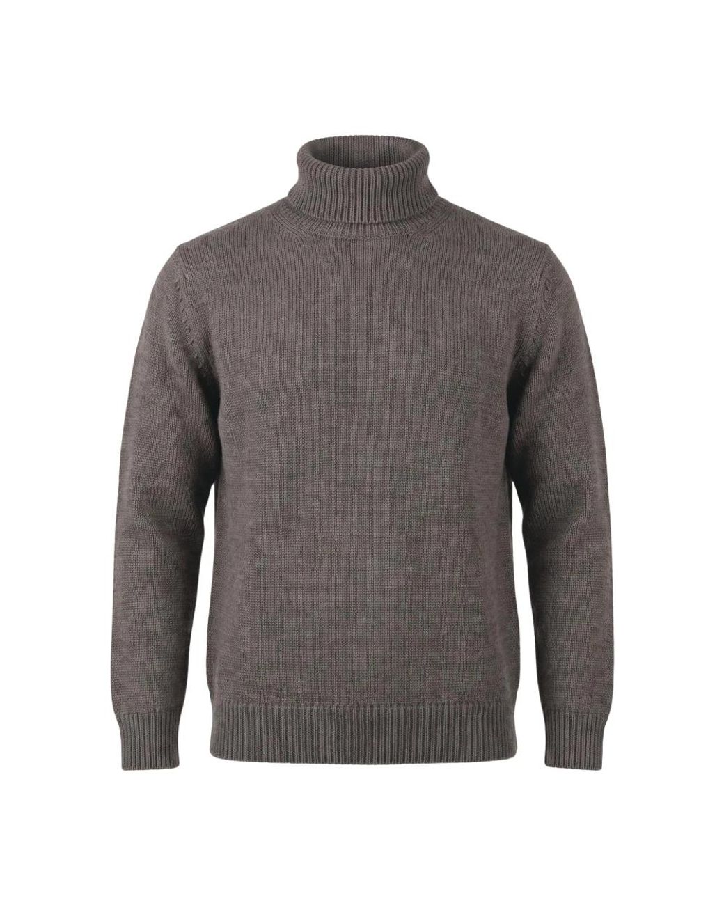 Turtlenecks Bl'ker de hombre de color Gray