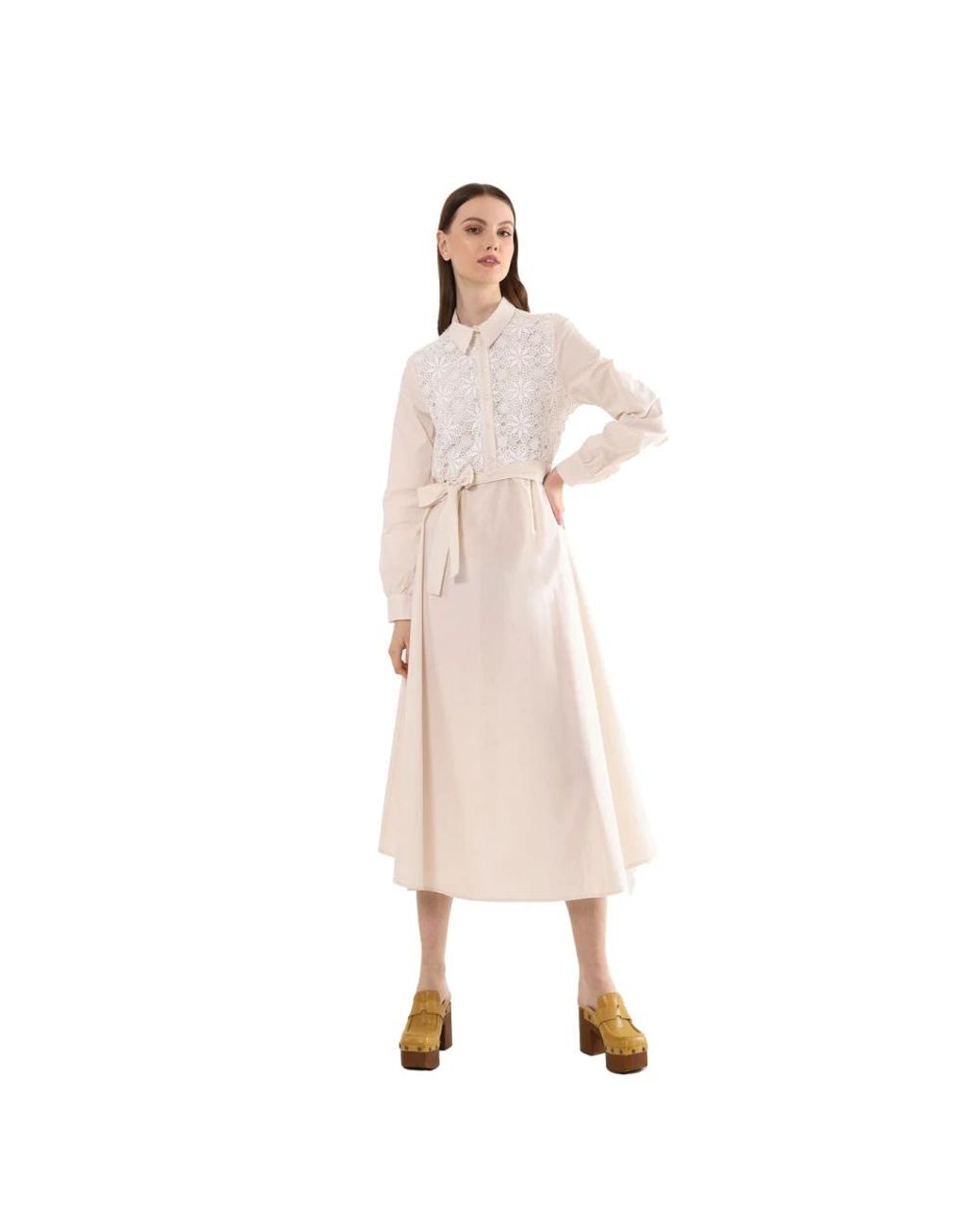 Midi Dresses di Dixie in Natural