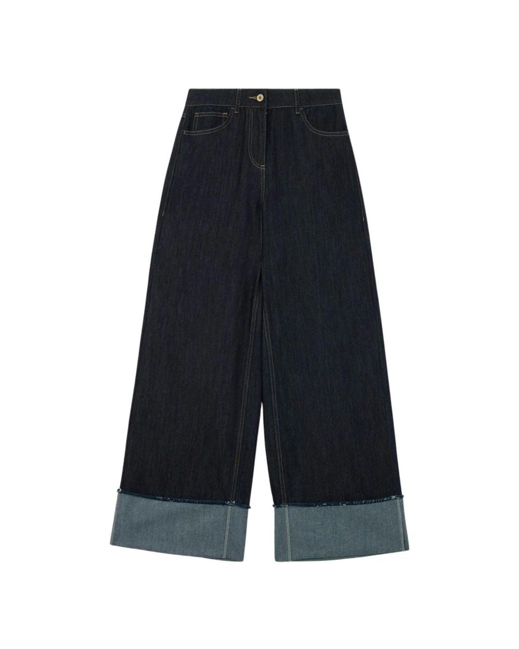 Twinset Blue Wide Jeans