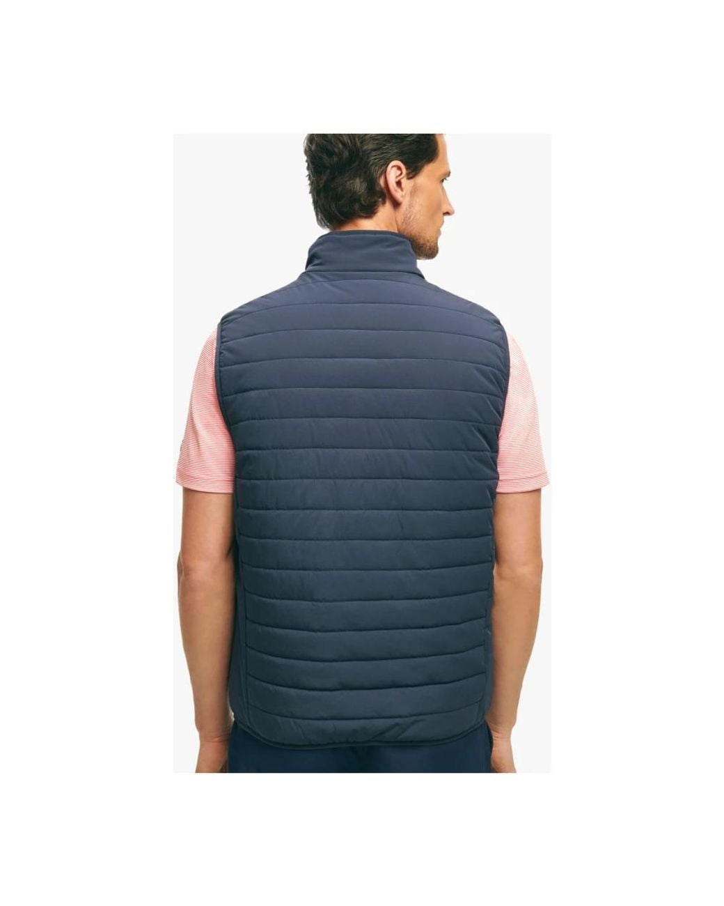Brooks Brothers Blue Performance Series Vest for men