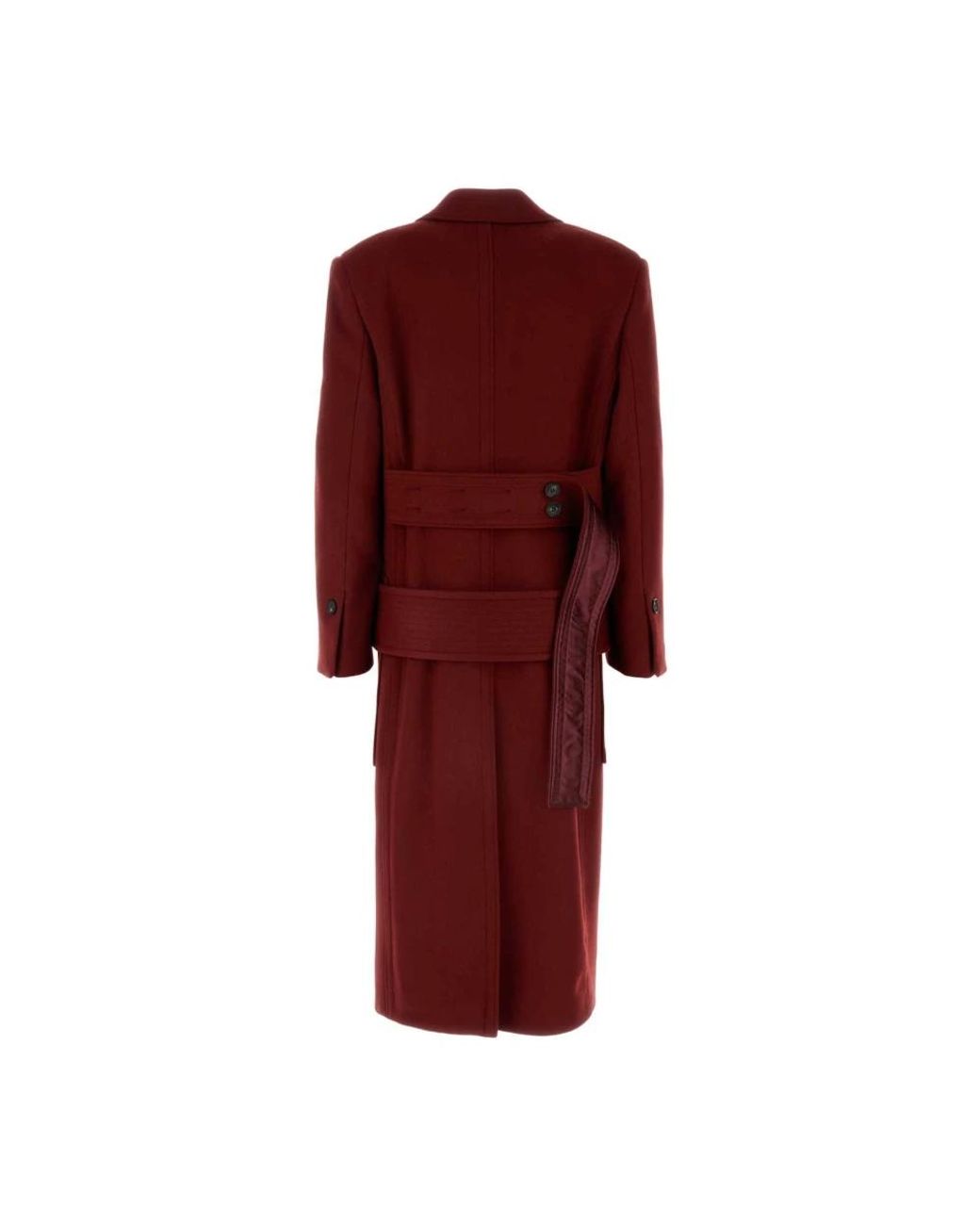 Ferragamo Red Belted Coats