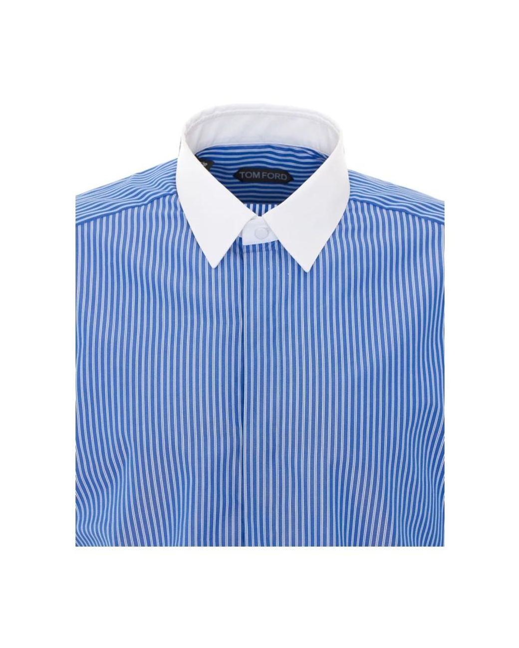 Tom Ford Blue Casual Shirts for men