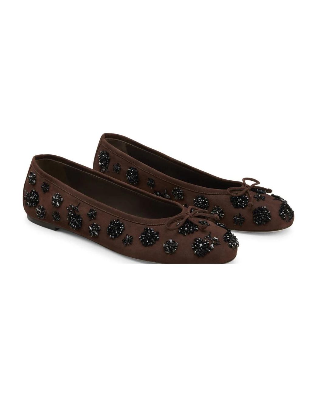 Stuart Weitzman Black Ballerinas