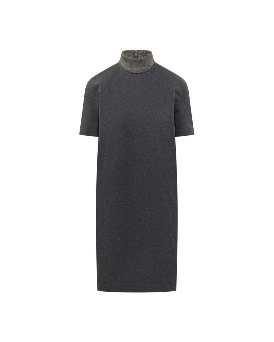 Brunello Cucinelli Black Knitted Dresses
