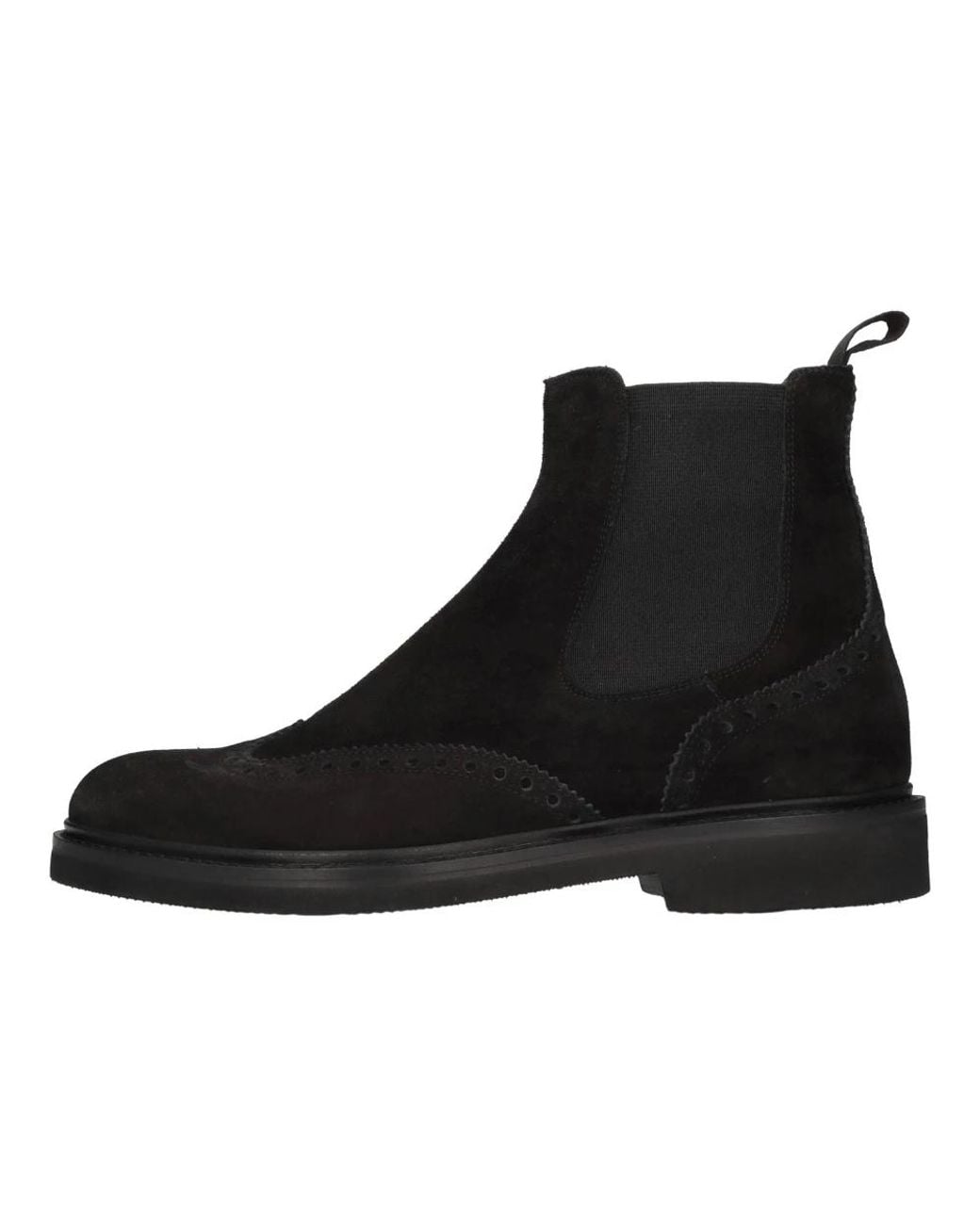 Ortigni Black Chelsea Boots for men