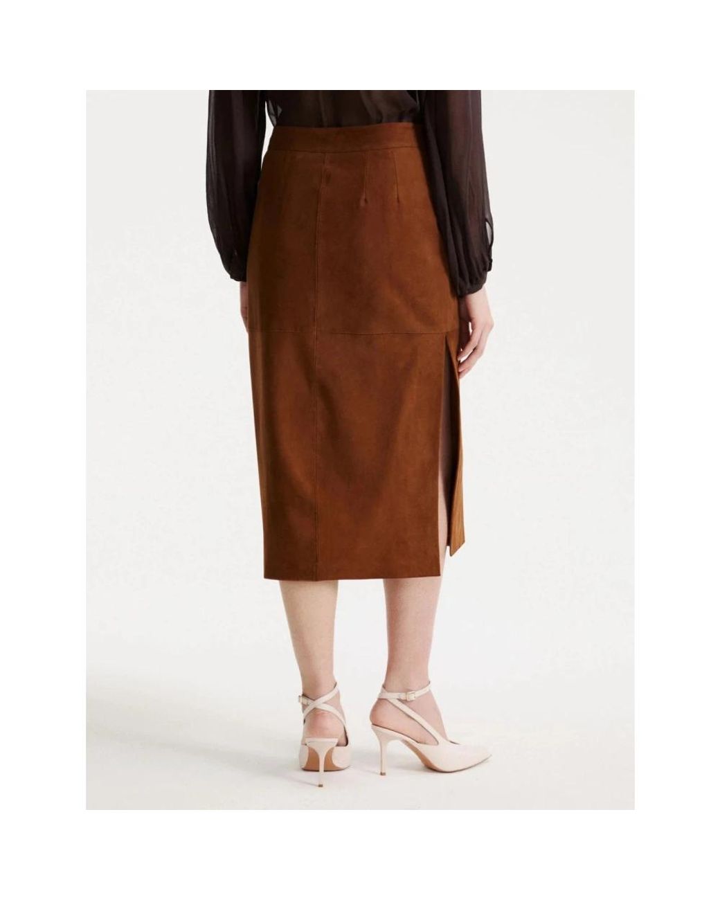 Midi Skirts Marella de color Brown