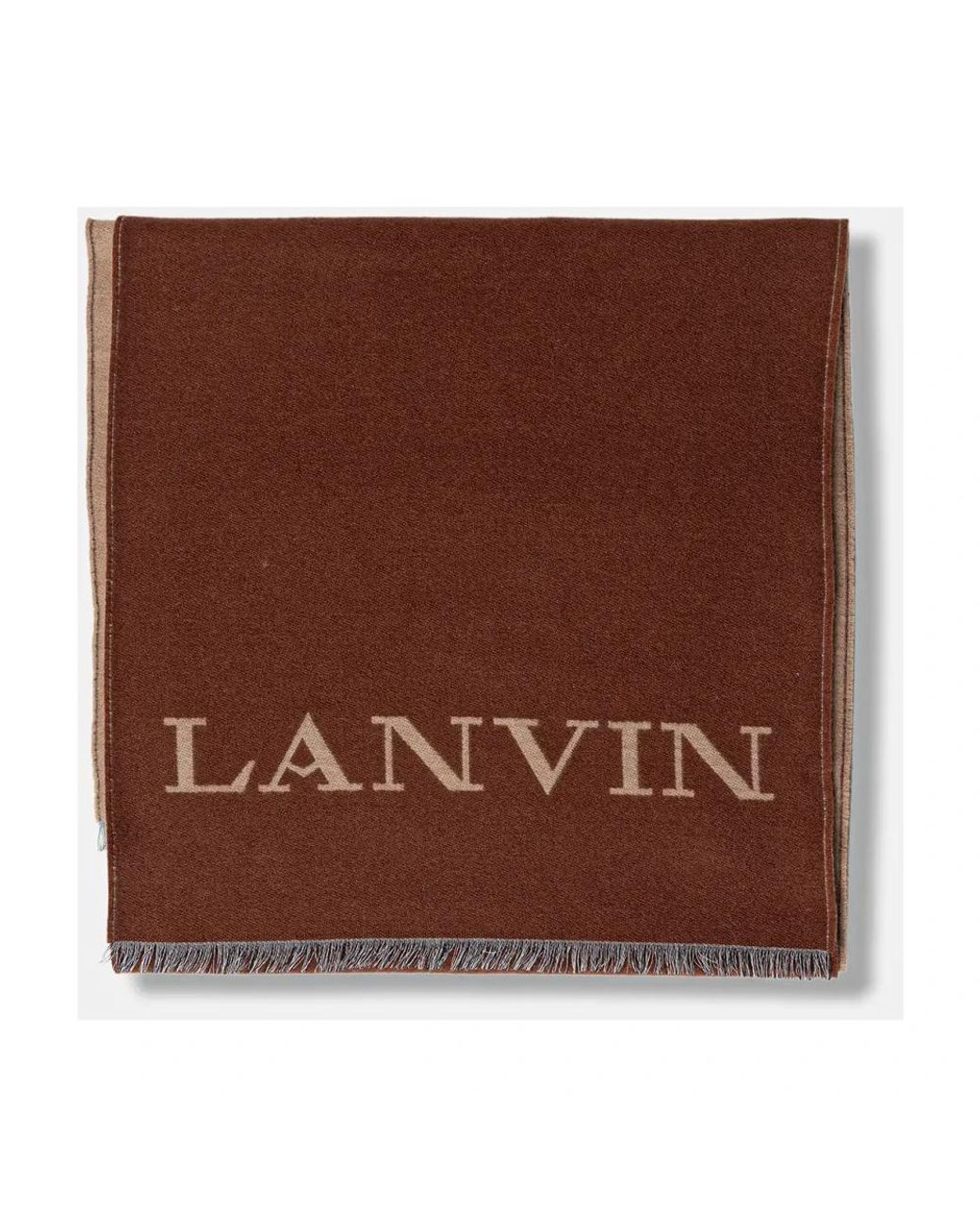 Winter Scarves Lanvin de color Brown