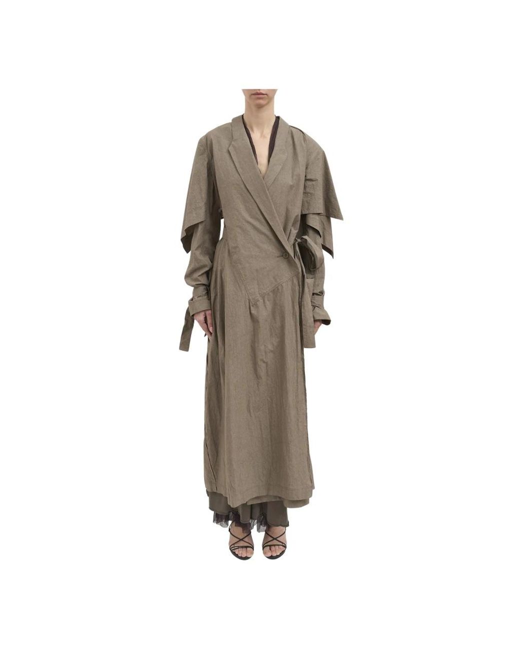 Yehuafan Brown Trench Coats