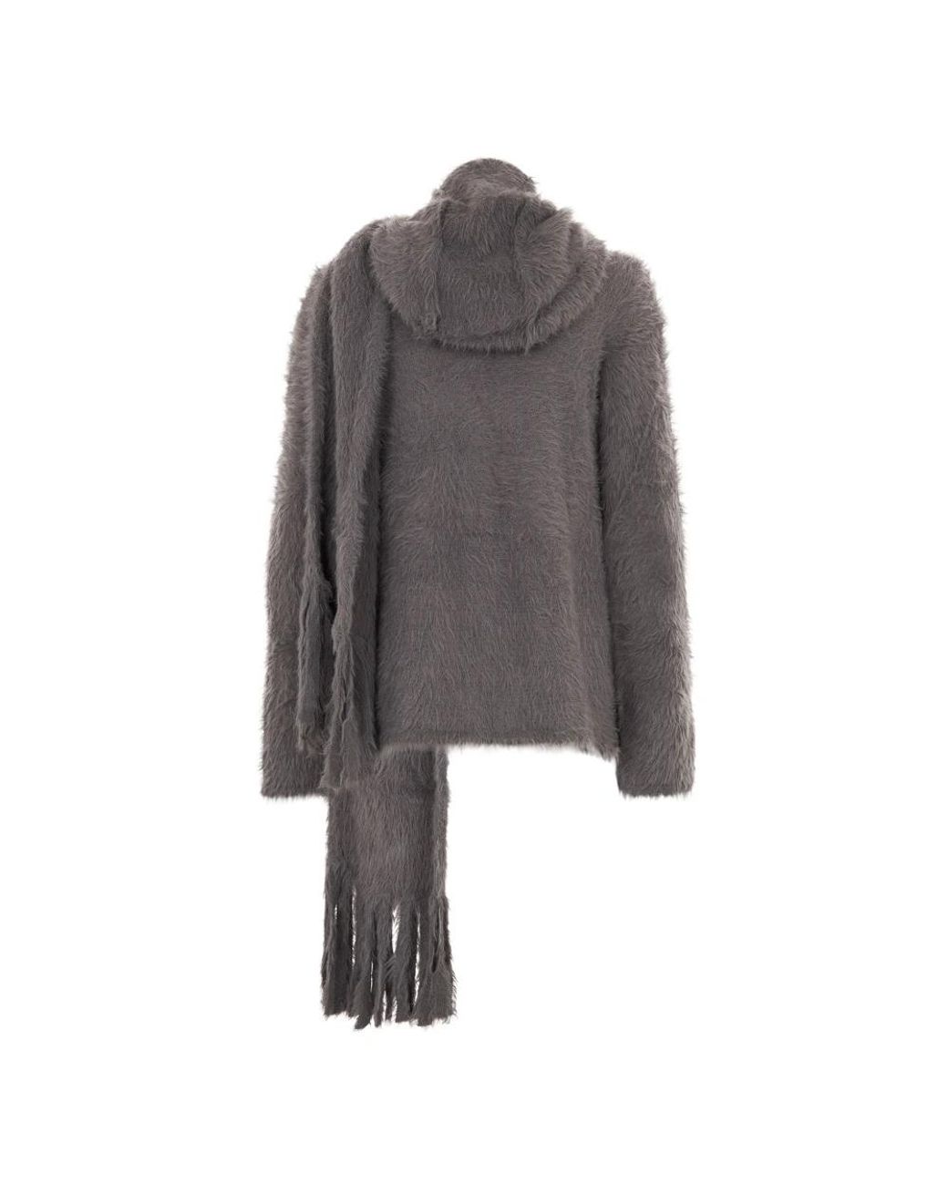 Alberta Ferretti Gray Round-Neck Knitwear