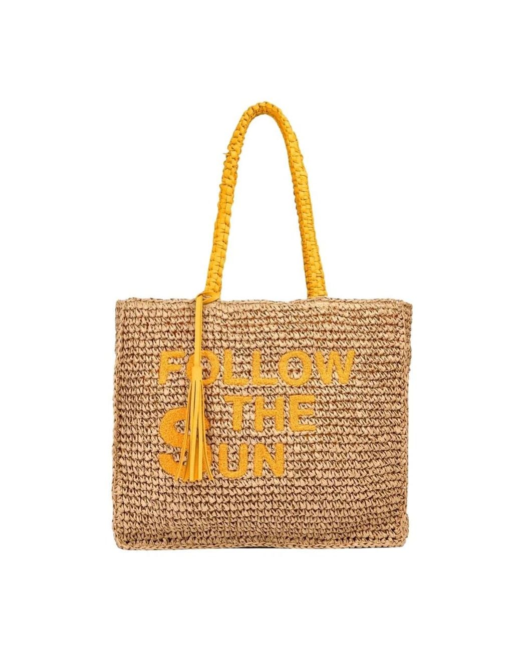 Sundek Yellow Shopping Bags for men