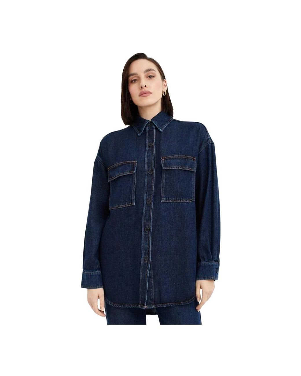 P.A.R.O.S.H. Blue Denim Jackets