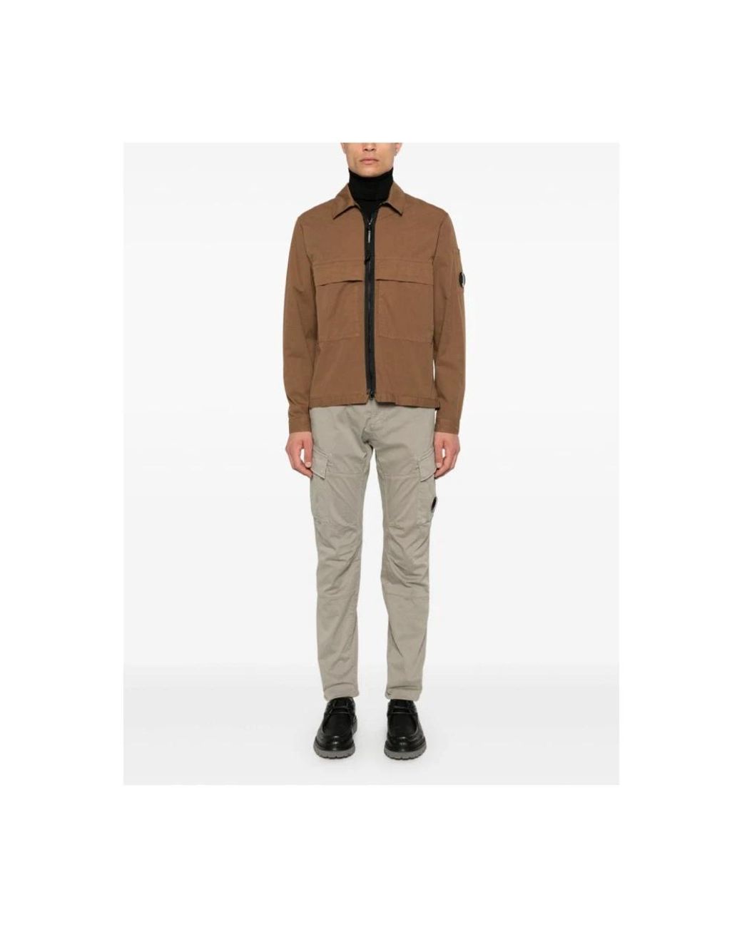 C P Company Natural Slim-Fit Trousers for men