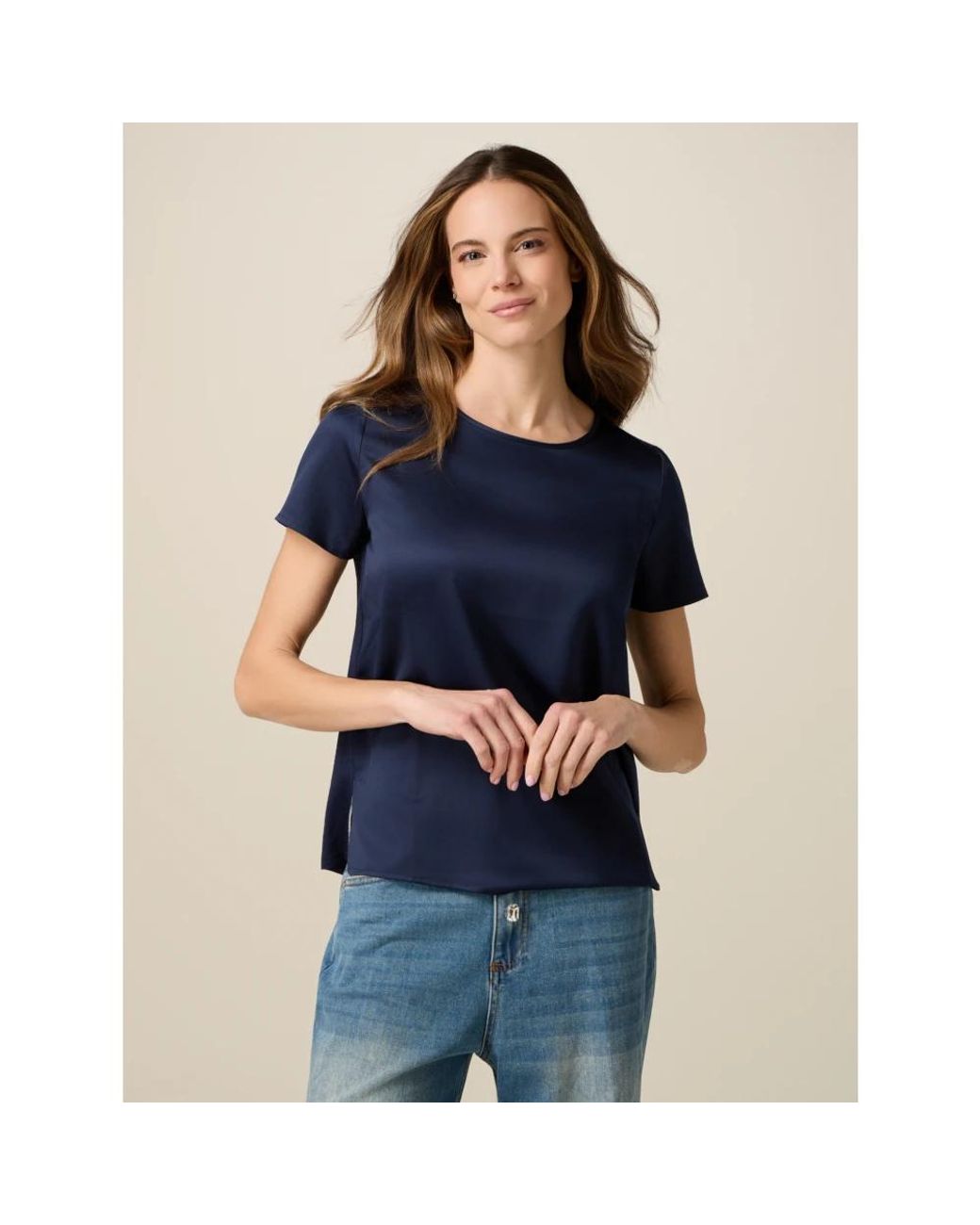 T-Shirts Oltre en coloris Blue
