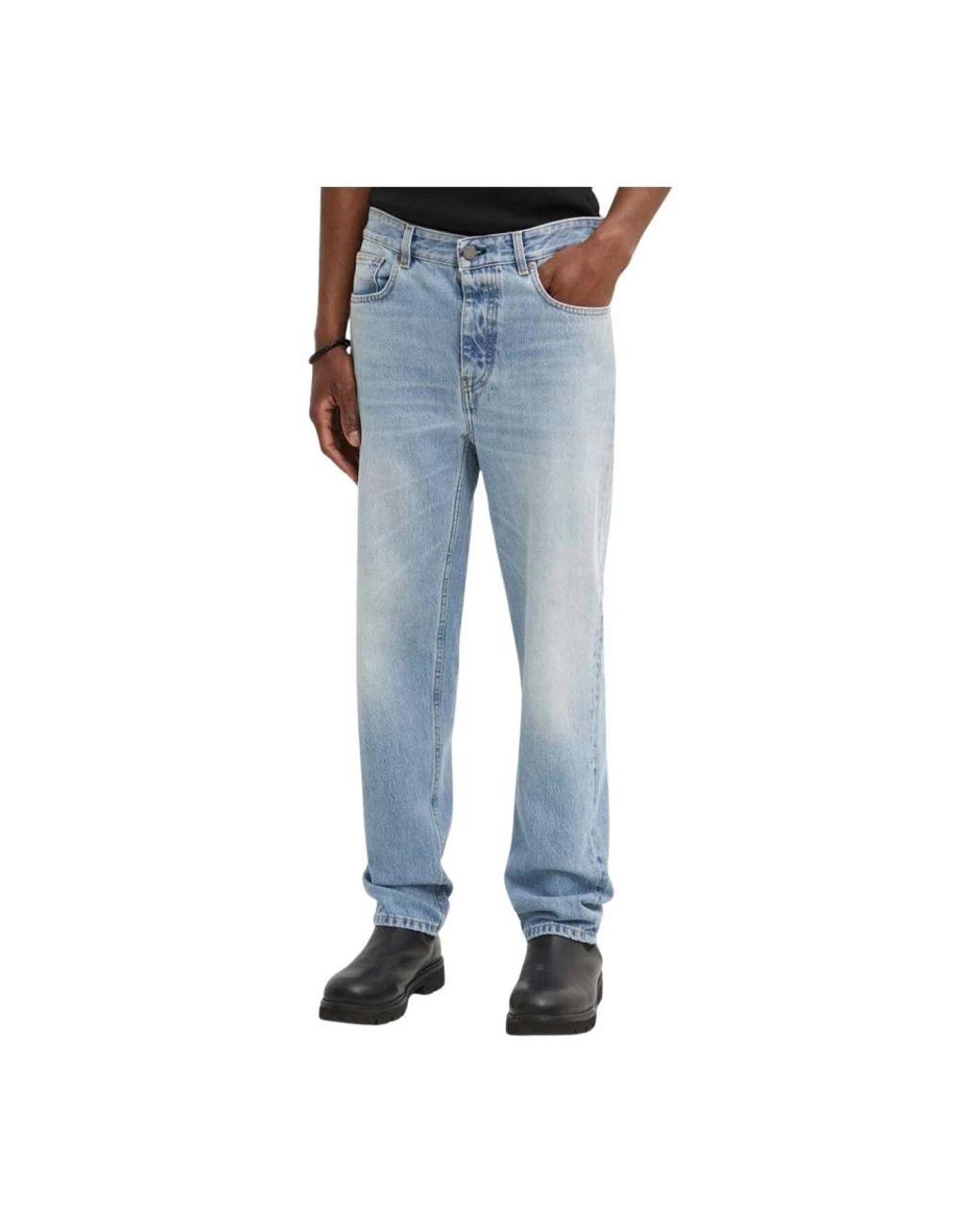 Won Hundred Rechte Jeans in het Blue voor heren