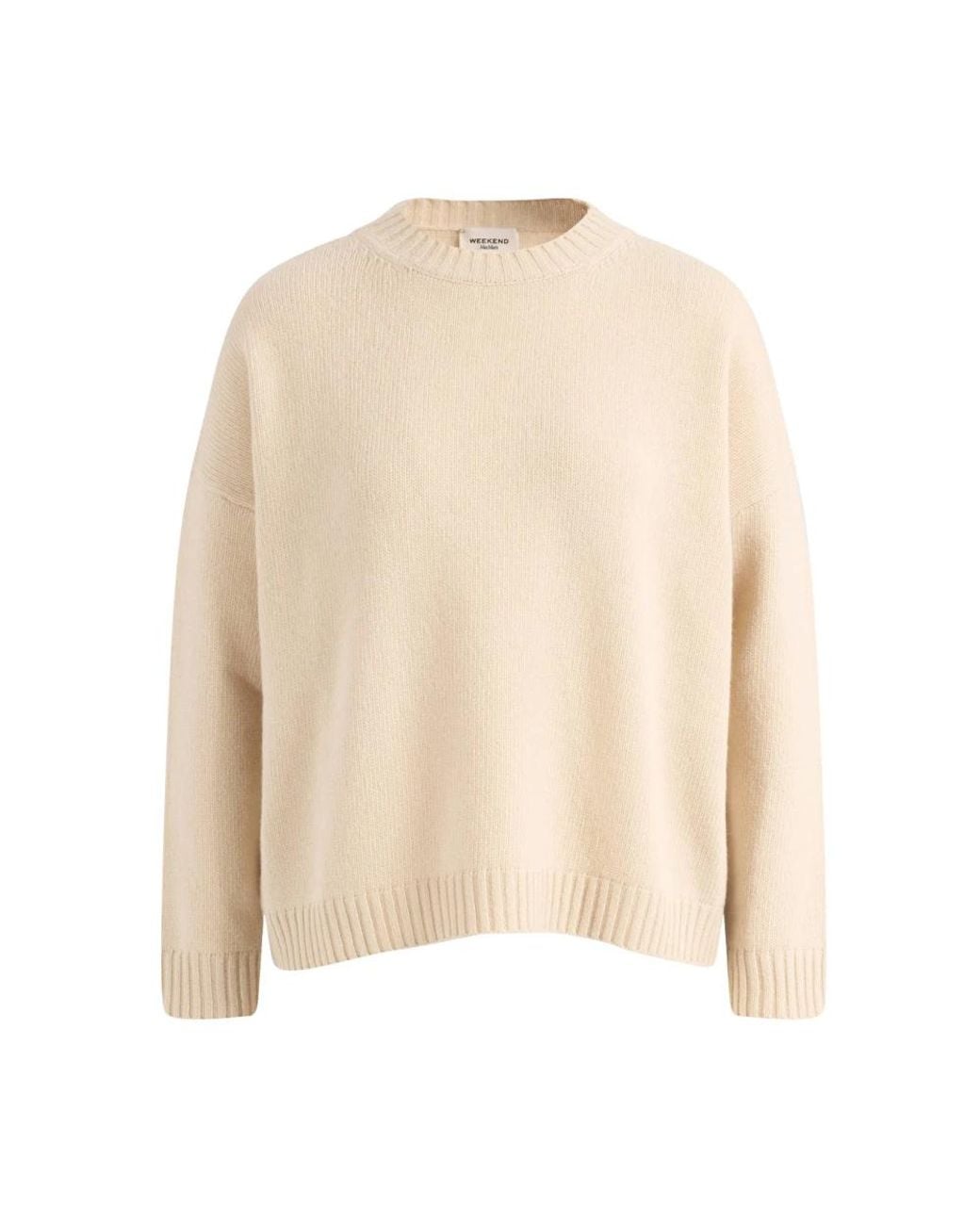 Weekend by Maxmara Natural Round-Neck Knitwear