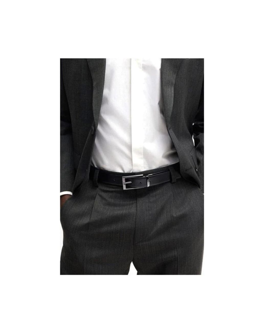 HUGO Black Belts for men