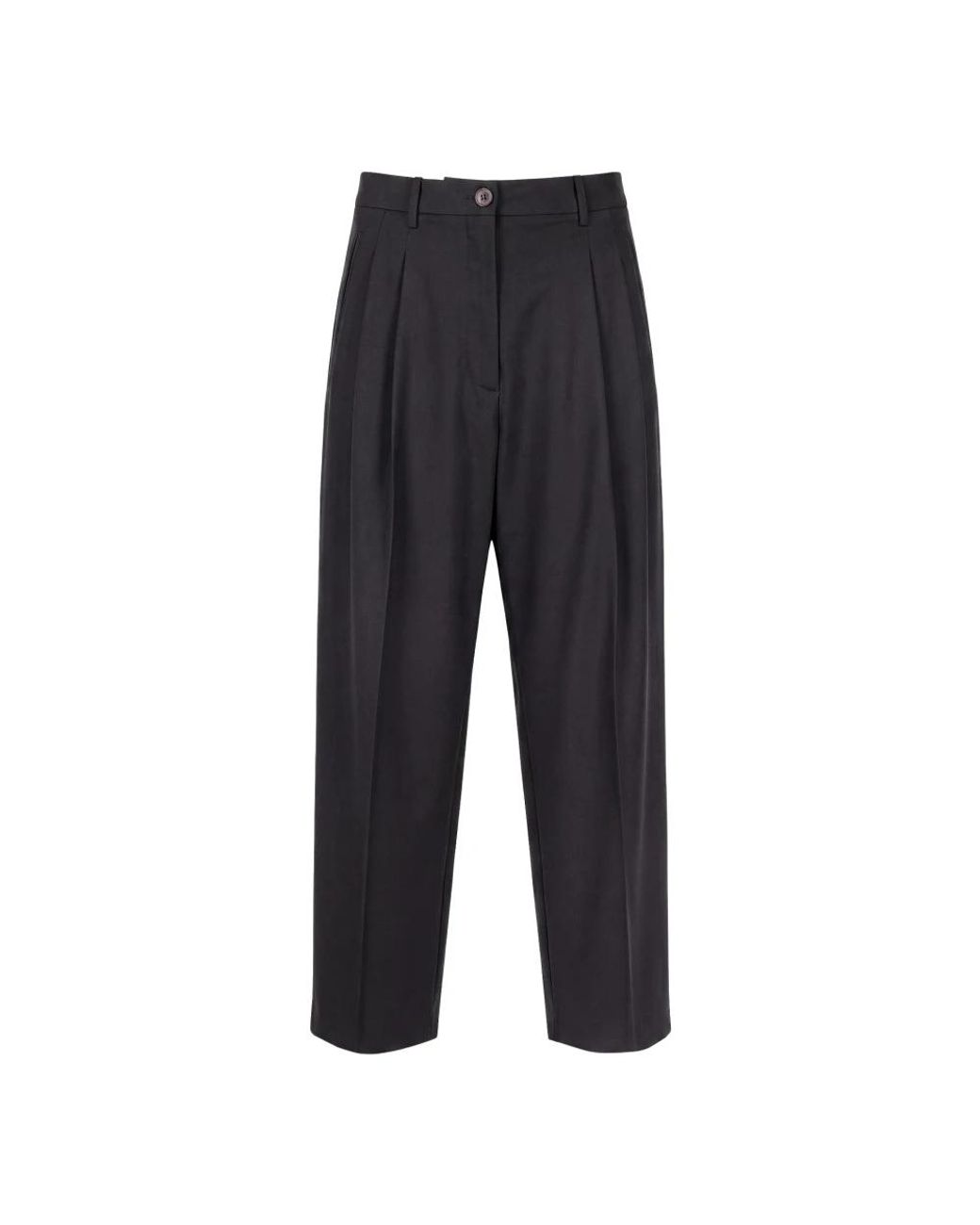 Alysi Blue Tapered Trousers