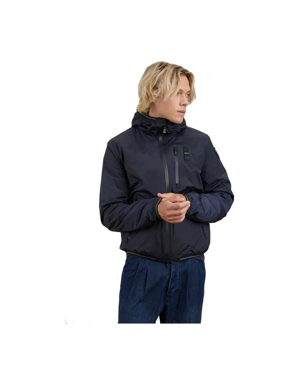 Light Jackets Blauer de hombre de color Blue