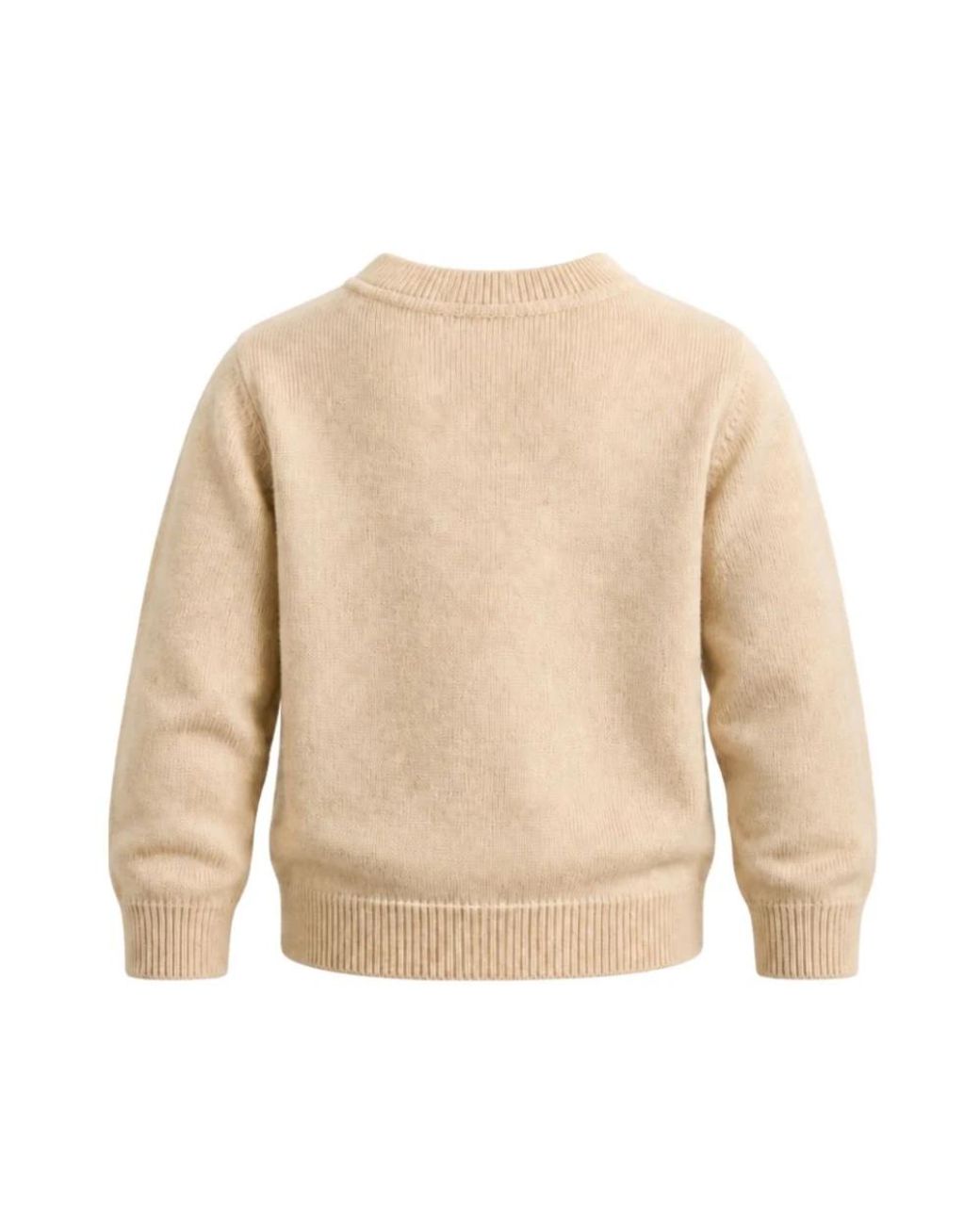 Mc2 Saint Barth Natural Round-Neck Knitwear