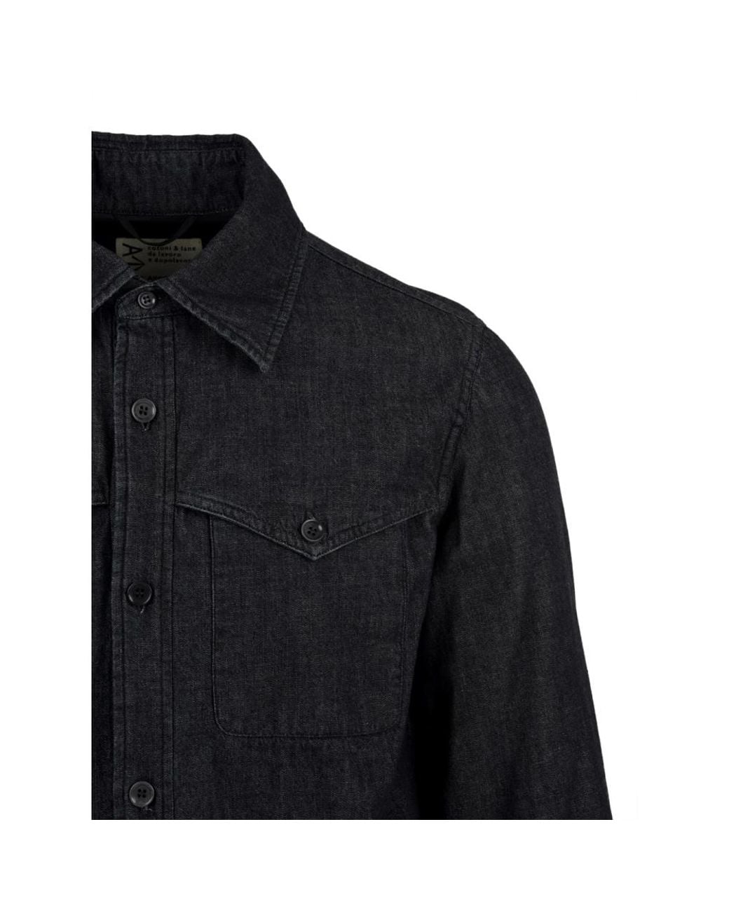 Aspesi Blue Denim Jackets for men