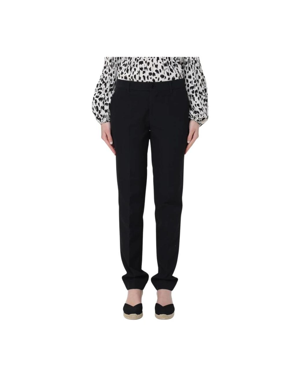 Liu Jo Black Slim-Fit Trousers
