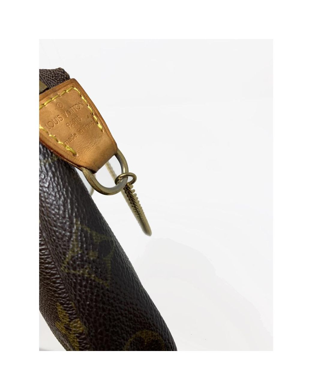 Pochette Accessoires Correa corta de cadena Marrón Louis Vuitton de color  Marrón